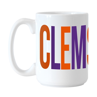 Clemson Tigers 15oz Overtime Ceramic Mug