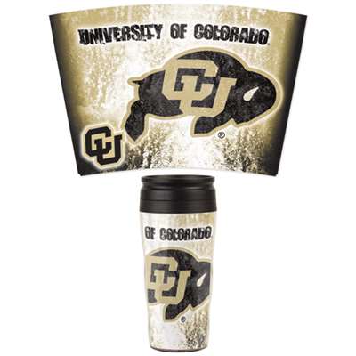 Colorado Buffaloes 16oz Plastic Travel Mug