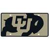 Colorado Buffaloes Full Color Mega Inlay License Plate