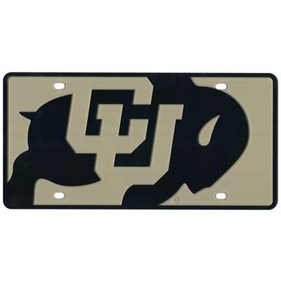 Colorado Buffaloes Full Color Mega Inlay License Plate