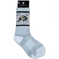 Colorado Buffaloes Strideline Strapped Fit 2.0 Socks - White