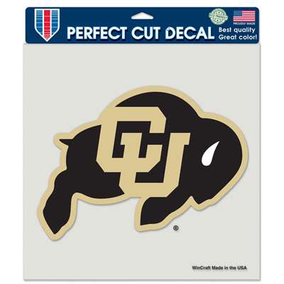 Colorado Buffaloes Full Color Die Cut Decal - 8" X 8"