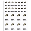 Colorado Buffaloes Small Sticker Sheet - 2 Sheets