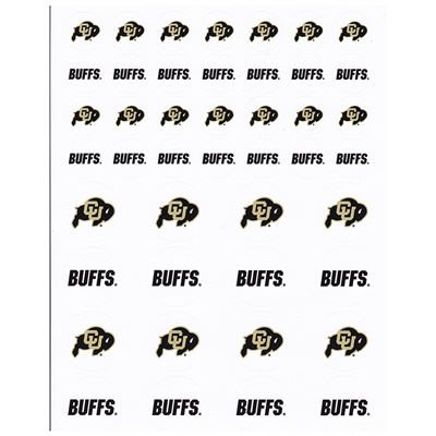 Colorado Buffaloes Small Sticker Sheet - 2 Sheets