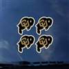 Colorado Buffaloes Transfer Decals - Set of 4