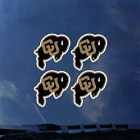 Colorado Buffaloes Transfer Decals - Set of 4