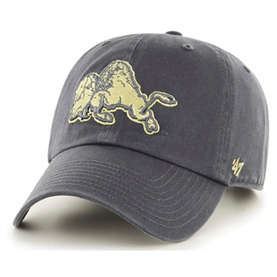 Colorado Buffaloes 47 Brand Clean Up Adjustable Hat - Vintage Logo - Charcoal