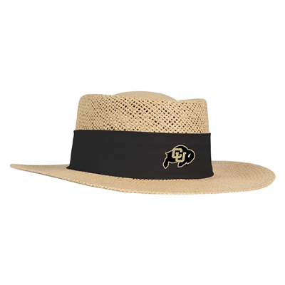 Colorado Buffaloes Ahead Gambler Straw Hat