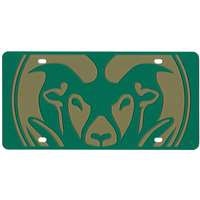 Colorado State Rams Full Color Mega Inlay License Plate