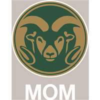 Colorado State Rams Transfer Decal - Mom