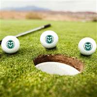 Colorado State Rams Golf Balls - Set of 3