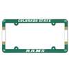 Colorado State Rams Plastic License Plate Frame