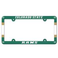 Colorado State Rams Plastic License Plate Frame