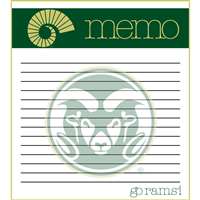 This 2 pack of memo pads features a team logo with a team color header that says Memo on each page. The body of the pad has lines and has a team logo in the background. Each pad contains 50 pages. (2 pack of 50each). Measures 4.5 inches wide by 5 inches t