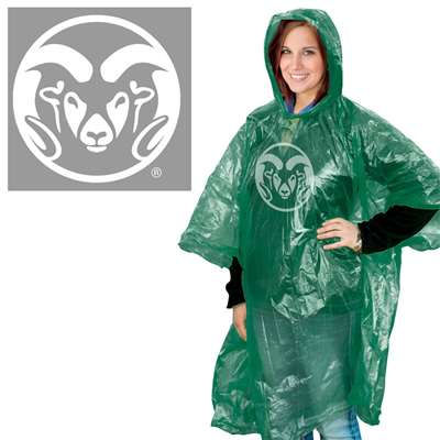 Colorado State Rams Rain Poncho