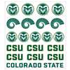 Colorado State Rams Multi-Purpose Vinyl Sticker Sheet