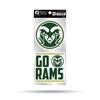 Colorado State Rams Double Up Die Cut Decal Set