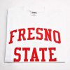 Fresno State T-shirt - Arch Print One Color, White