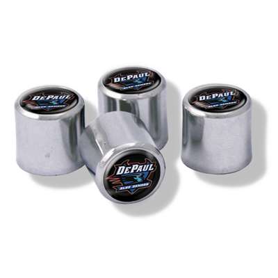 DePaul Blue Demons Domed Valve Stem Caps