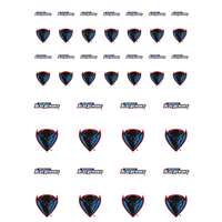 DePaul Blue Demons Small Sticker Sheet - 2 Sheets