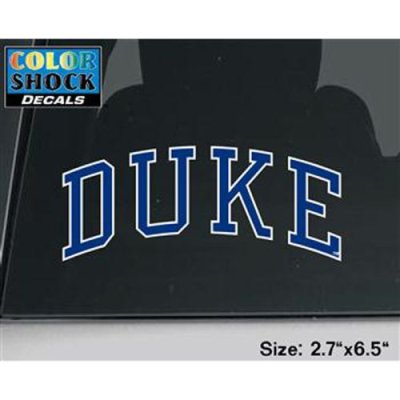 Duke Blue Devils Decal - Arched Duke