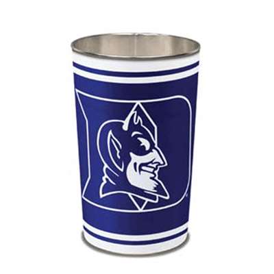 Duke Blue Devils Metal Wastebasket