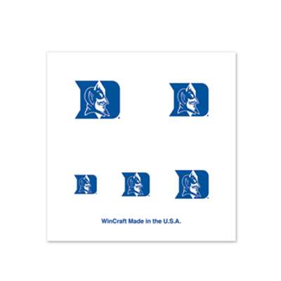 Duke Blue Devils Fingernail Tattoos - 4 Pack