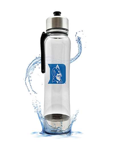 Duke Blue Devils Clip-On Water Bottle - 16 oz