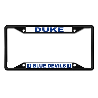 Duke Blue Devils Metal Inlaid Acrylic License Plat