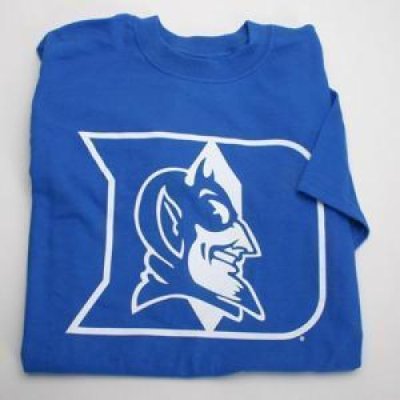 Duke T-shirt - Oversized Logo - Royal