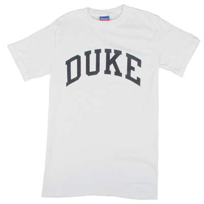 White - Arched Duke Champion T-shirt - - Duke By