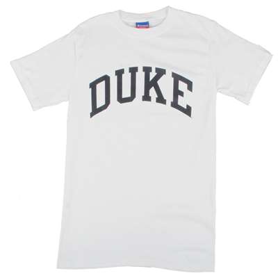 Duke T-shirt - Duke Arched - By Champion - White