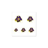 East Carolina Pirates  Fingernail Tattoos - 4 Pack