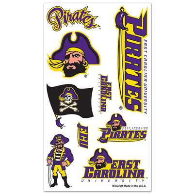 East Carolina Pirates Temporary Tattoos