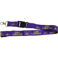 East Carolina Pirates Logo Lanyard