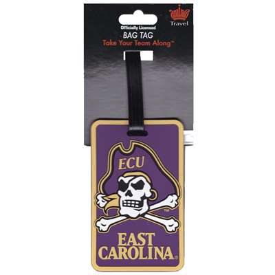 East Carolina Pirates Soft Luggage/Bag Tag