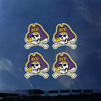 East Carolina Pirates Transfer Decals - Set of 4