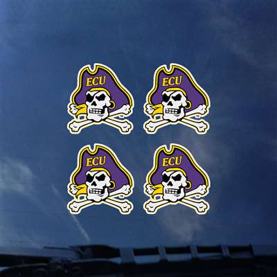 East Carolina Pirates Transfer Decals - Set of 4