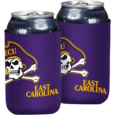 East Carolina Pirates Oversized Logo Flat Coozie