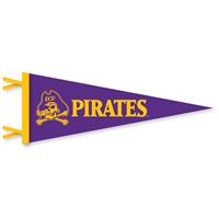 East Carolina Pirates Wool Felt Pennant - 9" x 24"