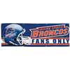 Boise State Broncos Vinyl Banner - 2' x 6'