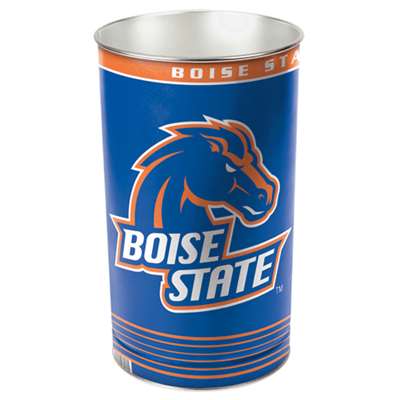 Boise State Broncos Metal Wastebasket