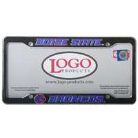 Boise State Broncos Chrome Plastic License Plate Frame