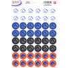 Boise State Broncos Small Stickers Set - 48 Stickers