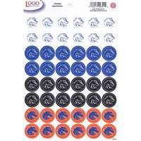 Boise State Broncos Small Stickers Set - 48 Stickers