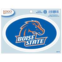 Boise State Bronocs Interior Cling Sticker - 3.75" x 5.75"