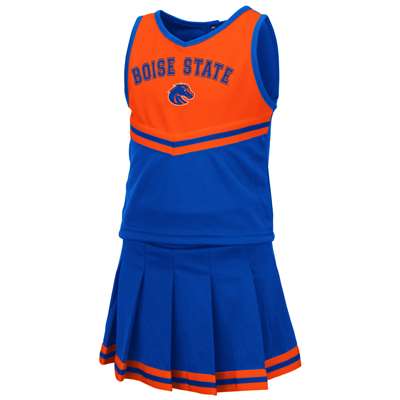 Boise State Broncos NCAA Baby Infant Girls Size 2-Piece Cheerleader Outfit  New