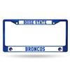 Boise State Broncos Team Color Chrome License Plate Frame