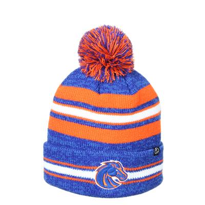 Boise State Broncos Zephyr Winter Park Pom Knit Beanie