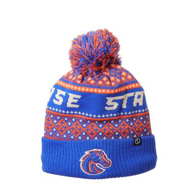 Boise State Broncos Zephyr Jackson Hole Pom Knit Beanie